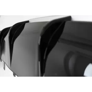 Front Bumper suitable for Audi A6 4G Facelift (2015-2018) and Rear Bumper Valance Diffuser With Exhaust Tips RS6 Design