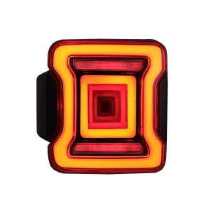 Feux Full LED pour Jeep Wrangler IV JL JLU 18+ RED Dynamic StartUp Lights--image-6059521