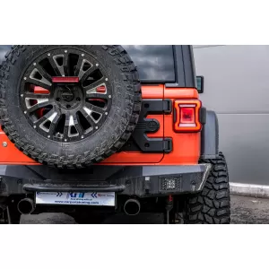 Feux Full LED pour Jeep Wrangler IV JL JLU 18+ RED Dynamic StartUp Lights--image-6080372