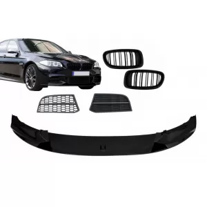 image-19-Első lökhárító spoiler BMW 5-ös F10 F11 Sedan Touring (2011-2017), oldal hűtőráccsal, M-performance Sport M550 Design