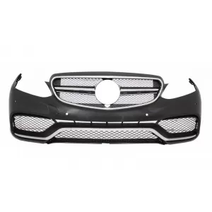 Bara Fara cu Difuzor Bara Spate si Ornamente Tobe Crom compatibil cu Mercedes W212 E-Class Facelift (2013-2016) E65 Dessign pentru Bara Spate Standard-image-6057943
