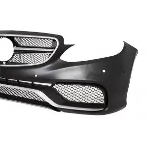 Bara Fara cu Difuzor Bara Spate si Ornamente Tobe Crom compatibil cu Mercedes W212 E-Class Facelift (2013-2016) E65 Dessign pentru Bara Spate Standard-image-6057944