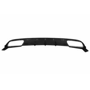 Bara Fara cu Difuzor Bara Spate si Ornamente Tobe Crom compatibil cu Mercedes W212 E-Class Facelift (2013-2016) E65 Dessign pentru Bara Spate Standard-image-6057949