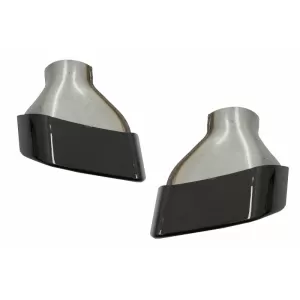 Diffusor für BMW 5 G30 G31 17+ M Performance Look Auspuff Schalldämpfer Schwarz-image-6058092