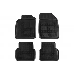 image-6-Fekete gumiszőnyeg Saab 9-3 II 02-14 modellekhez, szagmentes, 3 cm-es peremmel