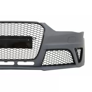 Stoßstange für AUDI A4 B8 Facelift 12-15 RS4 Look Diffusor Auspuff Schalldämpfer-image-6058236