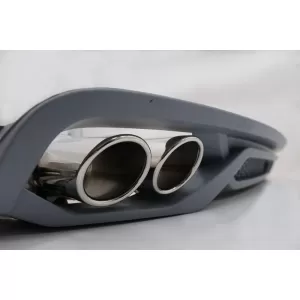 Stoßstange für AUDI A4 B8 Facelift 12-15 RS4 Look Diffusor Auspuff Schalldämpfer-image-6058244