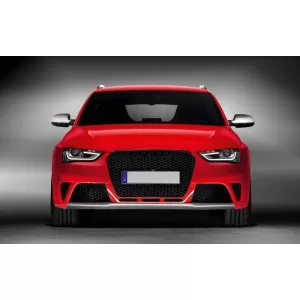 Stoßstange für AUDI A4 B8 Facelift 12-15 RS4 Look Diffusor Auspuff Schalldämpfer-image-6058249