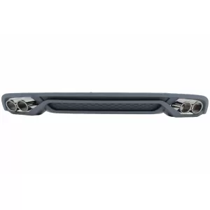 Hátsó lökhárító diffúzor kipufogóvégekkel és zongoralakk fekete csomagtér spoiler, AUDI A4 B8 Sedan Facelift (2012-2015), AB-Design-image-6058275