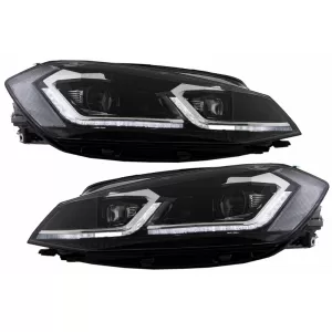 Gitter für VW Golf 7.5 Facelift 17+ GTI Look LED Scheinwerfer Dynamisch Lichter-image-6058375