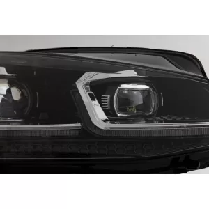 Gitter für VW Golf 7.5 Facelift 17+ GTI Look LED Scheinwerfer Dynamisch Lichter-image-6058378