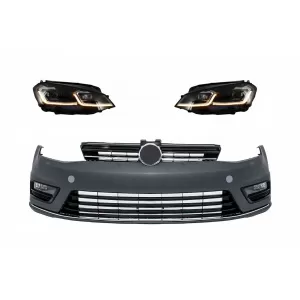 image-78-Paraurti anteriore LED Fari Dinamico Luci per VW Golf 7 2013-2017 R-Line Look