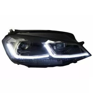 Frontstoßstange LED Scheinwerfer Dynamisch Lichter für VW Golf 7 2013-2017 R-Line Look-image-6058486