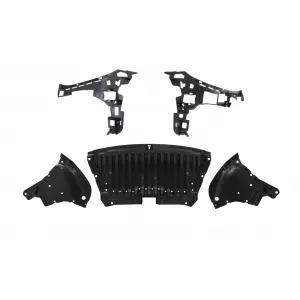 Frontstoßstange für Mercedes E C238 A238 2016+ E63 Look Diffusor Tipps Schwarz Chrom-image-6058646