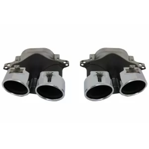 Diffusor Tipps Gitter Schwarz für Mercedes E C238 A238 AMG Line 16+ E53 E63 Look-image-6058755