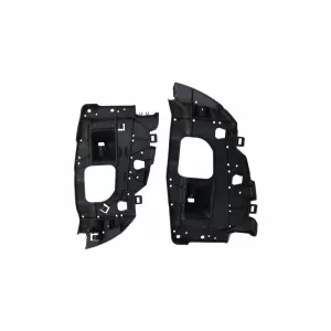 Diffusor für Mercedes E C238 A238 AMG Linie 16+ E53 Look Auspuff Gitter Alles schwarz-image-6058841