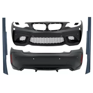 image-11-Body Kit BMW 2 F22 F23 Coupe Cabrio 14-17, lökhárító, küszöb spoiler, M2 dizájn