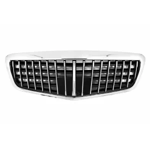 Frontstoßstange für Mercedes S W221 05-12 Einzelrahmen-Frontgrill S63 S65 Look-image-6059045