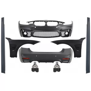image-15-Body Kit BMW F30 (2011-2019) EVO II M3 CS kivitel, fekete első sárvédőkkel, SRA nélkül