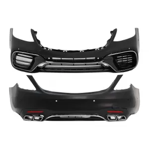 Pachet Exterior Complet compatibil cu Mercedes S-Class W222 Facelift (2013-06.2017) S63 Design-image-6060025