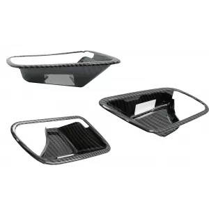 Inner Door Cover Handle Bowl Trim suitable for Mercedes A-Class W177 V177 (2018-Up) LHD Carbon
