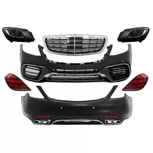 image-65-Body Kit prikladan za MERCEDES S-klase W222 Facelift (2013-06.2017) S63 Dizjan s LED svjetlima