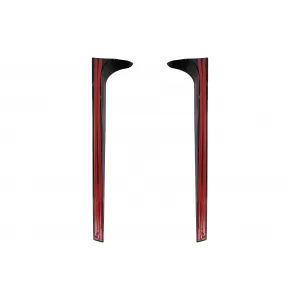 Trunk Rear Window Fin Spoiler suitable for VW Polo AW MK6 (2018-up) Piano Black