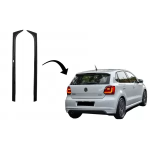 image-50-Kofferraum Heckklappenspoiler für VW Polo 6R MK5 2009-2018 GTI Look Glänzend schwarz