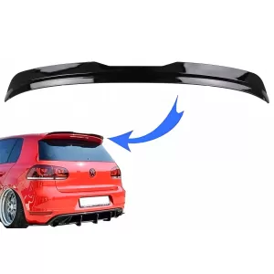 image-52-Dachspoiler Add On Flügel für VW Golf 6 2008-2012 GTI Look Glänzend schwarz