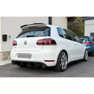 Roof Spoiler Add On Wing suitable for VW Golf 6 Hatchback (2008-2012) GTI Design Piano Black