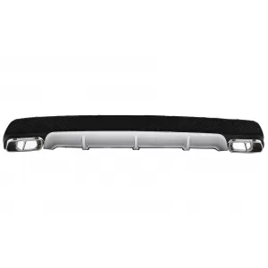 Diffusor Auspuff Tipps fürMercedes CLA W117 13-16 Sportpaket Aufkleber Dunkel Grau-image-6060795