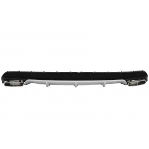 Diffusor Auspuff Tipps fürMercedes CLA W117 13-16 Sportpaket Aufkleber Dunkel Grau-image-6060796