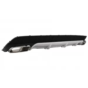 Diffusor Auspuff Tipps fürMercedes CLA W117 13-16 Sportpaket Aufkleber Dunkel Grau-image-6060797