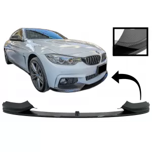 image-72-Spojler za branik na prednjem braniku prikladan za BMW serije 4 Lip Kupe F33 Kabrio F36 Grand Kupe (2013-03.2019) M-Perfomance dizajn Carbon Film Coating