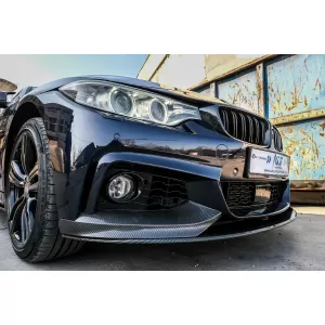 Első lökhárító spoiler BMW 4-es F32 Coupe, F33 Cabrio, F36 Gran Coupe (2013-03.2019), M-performance dizájn, szénszálas fóliás-image-6079391