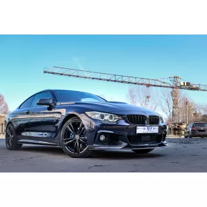 Első lökhárító spoiler BMW 4-es F32 Coupe, F33 Cabrio, F36 Gran Coupe (2013-03.2019), M-performance dizájn, szénszálas fóliás-image-6079393