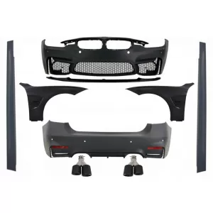 image-19-Body Kit BMW F30 11-19 típushoz + lökhárító, kipufogóvégek, Carbon EVO II M3 CS stílus