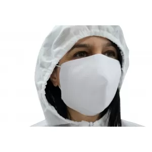 Dreieck Gesichtsmaske 96%Baumwolle 4%Elasthan Maske 2 Schichten Unisex Waschbar-image-6062109