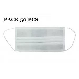 image-76-50 Gesichtsmaske Gesichtsschutz mit Falten 100% Polypropylen 2 Schichten Masken-