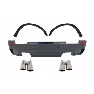 image-2-Hátsó lökhárító, kerékjárati ív Fender Flares dizájnnal, króm kipufogóvégek BMW X5 E70 (2007-2013) X5M M-Design