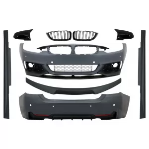 image-30-Komplett Body Kit matt fekete csomagtér spoilerrel és tükörburkolattal, BMW 4-es F32 Coupe (2013-03.2019) M Design