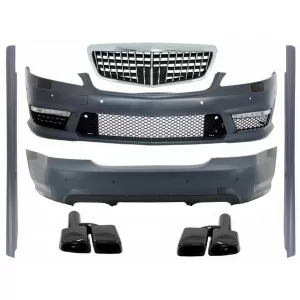 image-14-Body Kit Mercedes W221 S-osztály 05-11 S63 S65 megjelenés lökhárító kipufogóvég