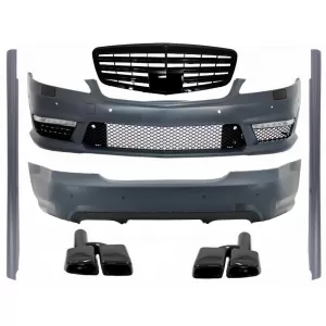 image-30-Body Kit Mercedes W221 S-osztály 05-11 S63 S65 megjelenés lökhárító kipufogóvég