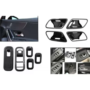 image-6-LHD Schalterknopfabdeckung für Mercedes A W177 V177 18+ Tür-Abdeckung Griff Bowl