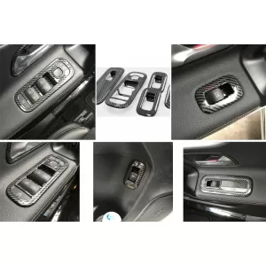 Complet Kit Interior Frames Decorative suitable for Mercedes A W177 V177 (2018-up) Carbon Film