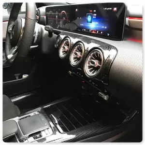 Complet Kit Interior Frames Decorative suitable for Mercedes A W177 V177 (2018-up) Carbon Film