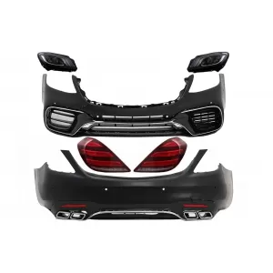 image-32-Body Kit prikladan za Mercedes S-klasu W222 Facelift (2013-06.2017) S63 Dizjan s Prednja svijetla Full LED