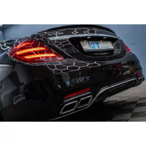 Kit carrosserie pour Mercedes S W222 Facelift 13-06.17 S63 Look Phares Full LED-image-6090154