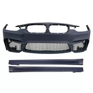 image-11-Предна Броня , подходяща за BMW 3 Series F30 F31 (2011-up) със Прагове M3 Дизайн