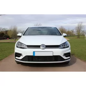 Stoßstangenspoiler für VW Golf 7.5 17-20 Mittelgrill Chrom R Line Look-image-6063610